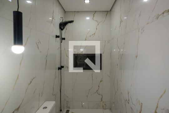 Banheiro da suíte de casa para alugar com 3 quartos, 180m² em Centro, São Caetano do Sul