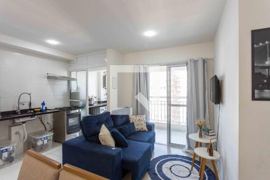 Sala de apartamento para alugar com 2 quartos, 51m² em Centro, Diadema