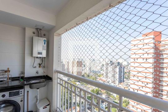 Varanda da Sala de apartamento para alugar com 2 quartos, 51m² em Centro, Diadema