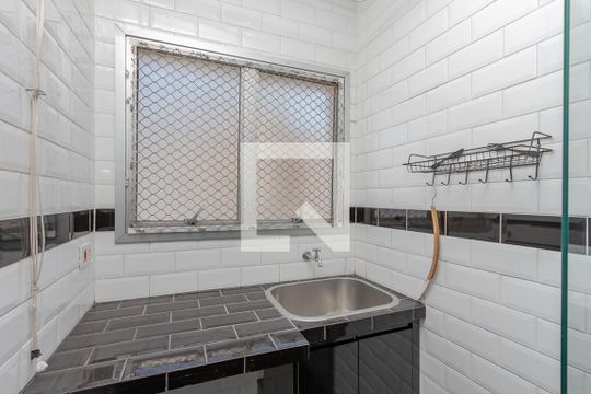 Área de Serviço de apartamento para alugar com 1 quarto, 37m² em Santo Amaro, São Paulo