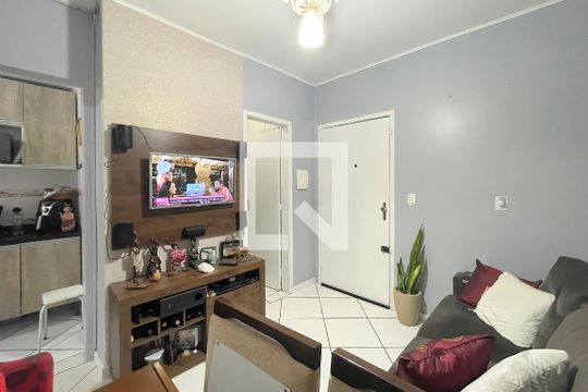 Sala de apartamento à venda com 1 quarto, 38m² em Jardim Itu, Porto Alegre