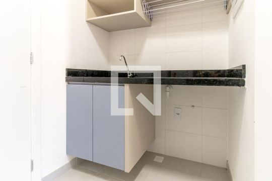 Área de Serviço de kitnet/studio para alugar com 1 quarto, 25m² em Vila Olímpia, São Paulo