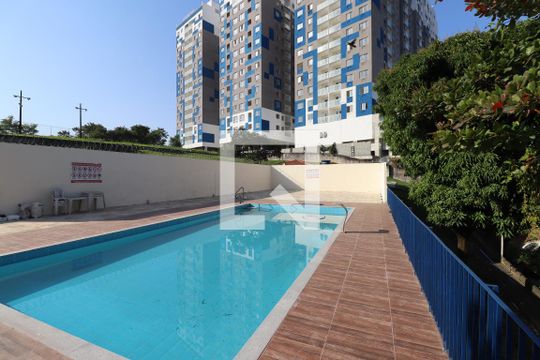 Área comum - Piscina de apartamento para alugar com 2 quartos, 55m² em Colubandê, São Gonçalo