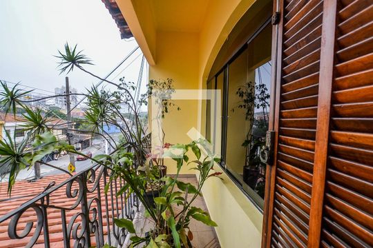 Varanda da Sala de casa à venda com 7 quartos, 500m² em Vila Leopoldina, Santo André