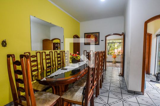 Sala de Jantar de casa à venda com 7 quartos, 500m² em Vila Leopoldina, Santo André