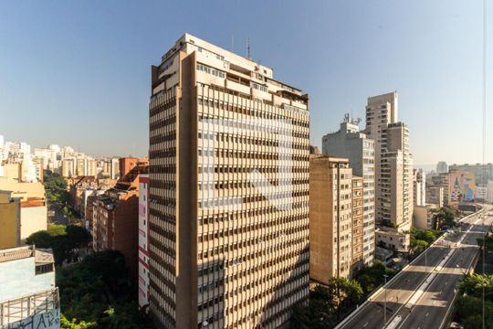 Quarto - Vista de kitnet/studio à venda com 1 quarto, 25m² em Vila Buarque, São Paulo