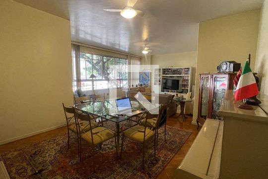 Sala de apartamento à venda com 4 quartos, 185m² em Botafogo, Rio de Janeiro