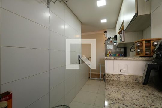 Área de Serviço de apartamento à venda com 2 quartos, 60m² em Jardim, Santo André