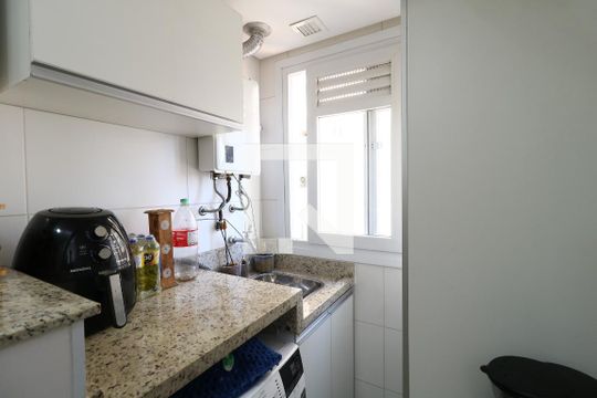 Área de Serviço de apartamento à venda com 2 quartos, 60m² em Jardim, Santo André