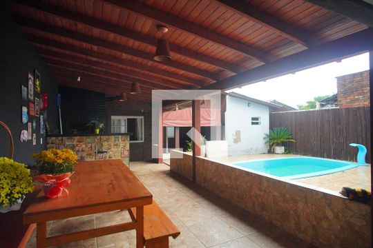 Área gourmet de casa à venda com 2 quartos, 300m² em Canudos, Novo Hamburgo
