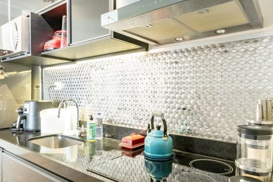 Cozinha de apartamento para alugar com 2 quartos, 60m² em Vila Nova Conceição, São Paulo