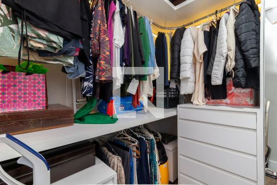 Closet da Suíte de apartamento à venda com 1 quarto, 56m² em Lauzane Paulista, São Paulo