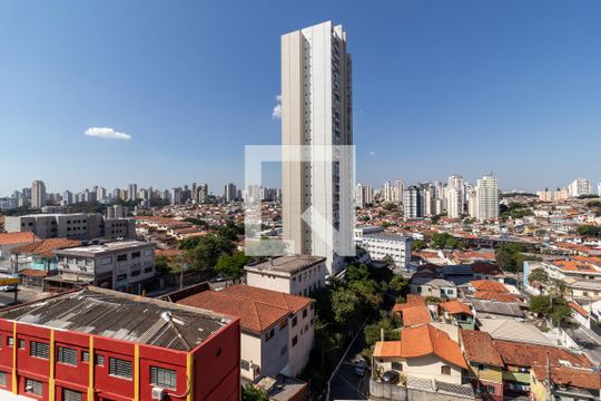 Vista da Suíte de apartamento à venda com 1 quarto, 56m² em Lauzane Paulista, São Paulo