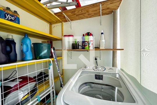 Área de Serviço de apartamento à venda com 1 quarto, 58m² em Brooklin Paulista, São Paulo