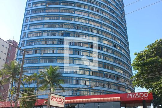 Fachada do Prédio de apartamento para alugar com 1 quarto, 40m² em Centro, São Vicente