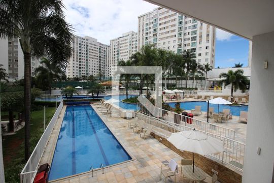 Área comum - Piscina de apartamento para alugar com 3 quartos, 75m² em Águas Claras, Brasília