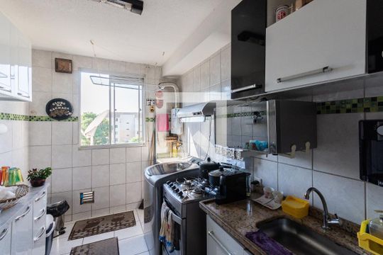 Cozinha e Área de Serviço de apartamento à venda com 2 quartos, 50m² em Estácio, Rio de Janeiro