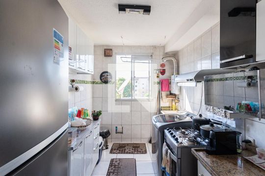 Cozinha e Área de Serviço de apartamento à venda com 2 quartos, 50m² em Estácio, Rio de Janeiro
