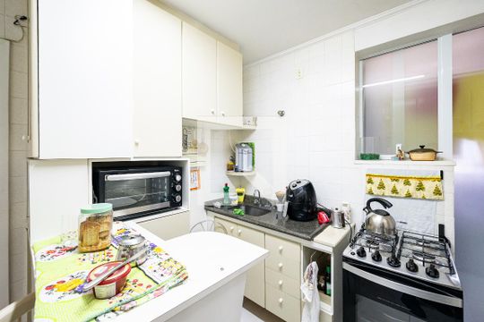 Cozinha de apartamento à venda com 2 quartos, 65m² em Parque Jabaquara, São Paulo