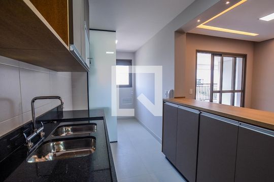 Cozinha de apartamento para alugar com 3 quartos, 112m² em Vila Gilda, Santo André