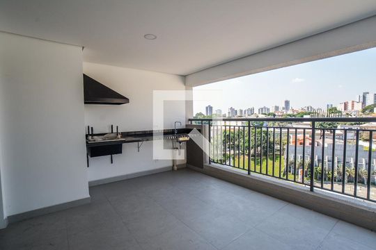Área Gourmet de apartamento para alugar com 3 quartos, 112m² em Vila Gilda, Santo André