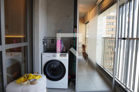 Área de Serviço de apartamento à venda com 1 quarto, 47m² em Paraíso, São Paulo