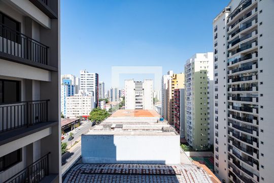 Vista da Varanda de kitnet/studio para alugar com 1 quarto, 26m² em Mirandópolis, São Paulo