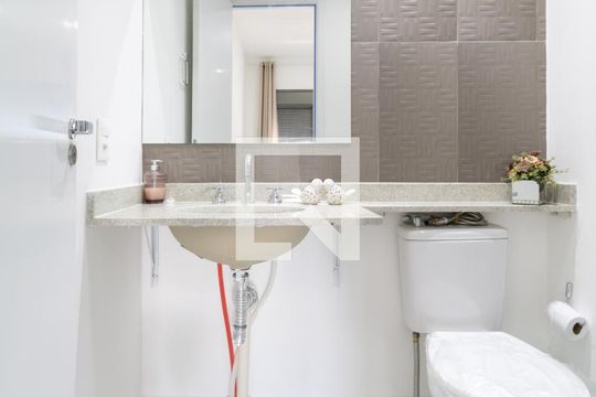 Banheiro Suite de apartamento à venda com 1 quarto, 30m² em Vila Independência, São Paulo