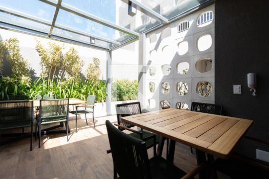 Área comum - Churrasqueira de apartamento à venda com 1 quarto, 30m² em Vila Independência, São Paulo