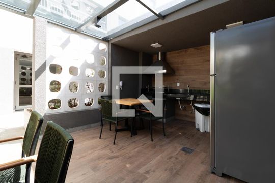 Área comum - Churrasqueira de apartamento à venda com 1 quarto, 30m² em Vila Independência, São Paulo