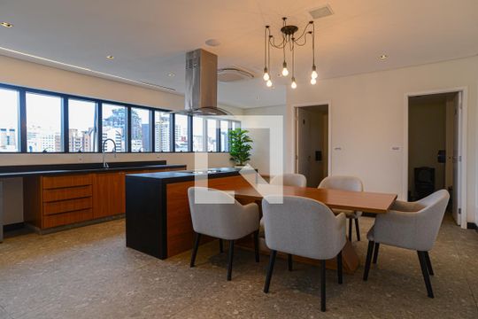 Área comum - Cozinha Gourmet de kitnet/studio à venda com 1 quarto, 18m² em Bela Vista, São Paulo