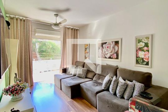 Sala de apartamento à venda com 3 quartos, 82m² em Riachuelo, Rio de Janeiro