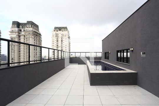 Área comum - Piscina de kitnet/studio para alugar com 1 quarto, 26m² em Jardim Panorama, São Paulo