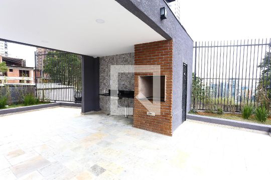Área comum - Churrasqueira de kitnet/studio para alugar com 1 quarto, 26m² em Jardim Panorama, São Paulo