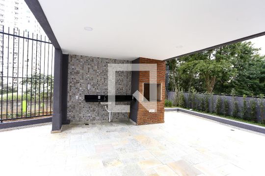 Área comum - Churrasqueira de kitnet/studio para alugar com 1 quarto, 26m² em Jardim Panorama, São Paulo