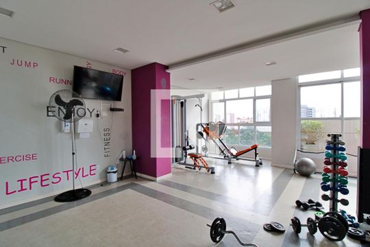 Área comum - Academia de apartamento para alugar com 2 quartos, 47m² em Vila Andrade, São Paulo