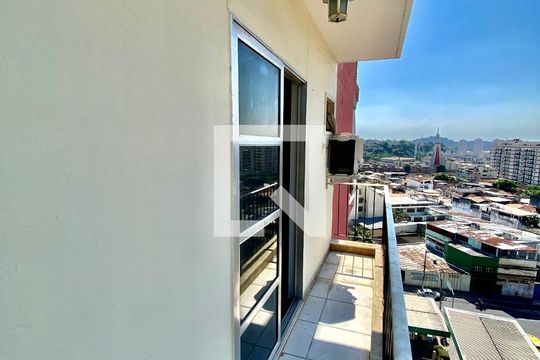 Varanda da Sala de apartamento para alugar com 1 quarto, 55m² em Engenho Novo, Rio de Janeiro