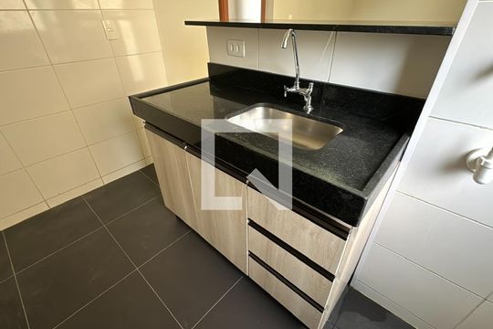 Cozinha de apartamento para alugar com 2 quartos, 40m² em Afonso Pena, São José dos Pinhais