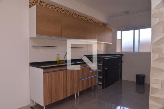 Cozinha de apartamento à venda com 2 quartos, 80m² em Campestre, Santo André