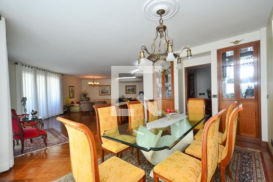 Sala de jantar de apartamento à venda com 4 quartos, 305m² em Lourdes, Belo Horizonte