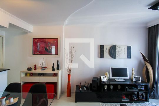 Sala de apartamento à venda com 2 quartos, 57m² em Vila Bertioga, São Paulo
