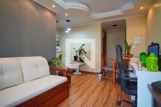 Sala de apartamento à venda com 1 quarto, 49m² em Jardim Dona Leopoldina, Porto Alegre