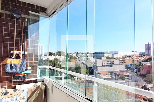Sacada  de apartamento à venda com 2 quartos, 50m² em Vila Santa Angelina, São Bernardo do Campo