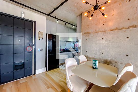 Sala de apartamento para alugar com 1 quarto, 70m² em Mooca, São Paulo