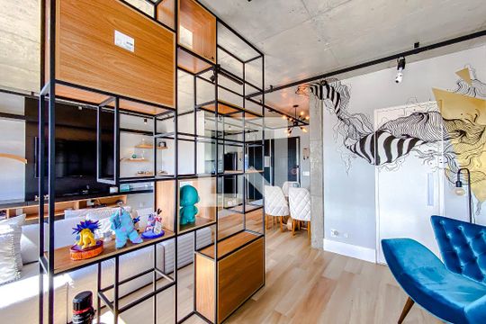 Sala de apartamento para alugar com 1 quarto, 70m² em Mooca, São Paulo