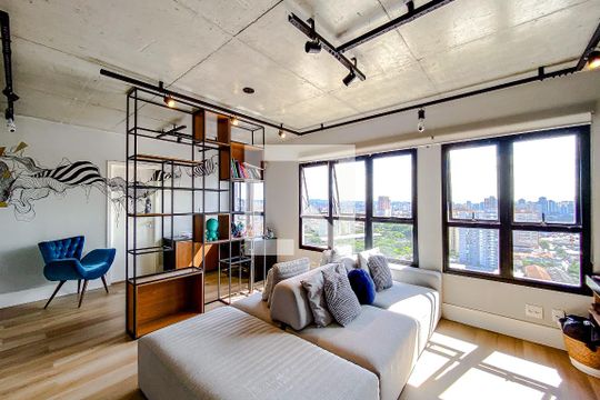 Sala de apartamento para alugar com 1 quarto, 70m² em Mooca, São Paulo
