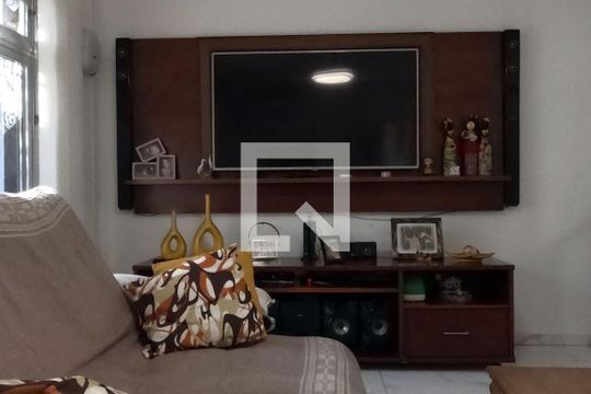 Sala de estar e jantar de apartamento para alugar com 3 quartos, 147m² em Ponta da Praia, Santos