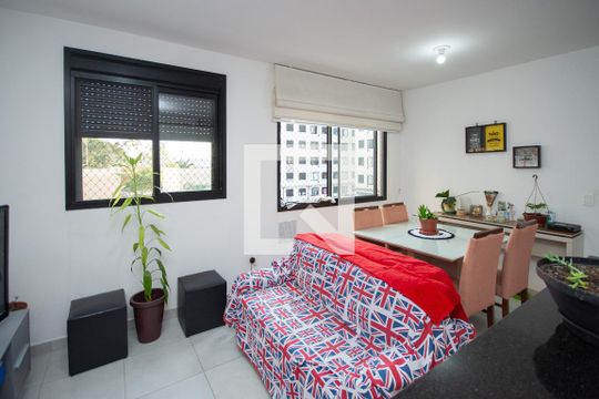 Sala de apartamento à venda com 1 quarto, 34m² em Jurubatuba, São Paulo