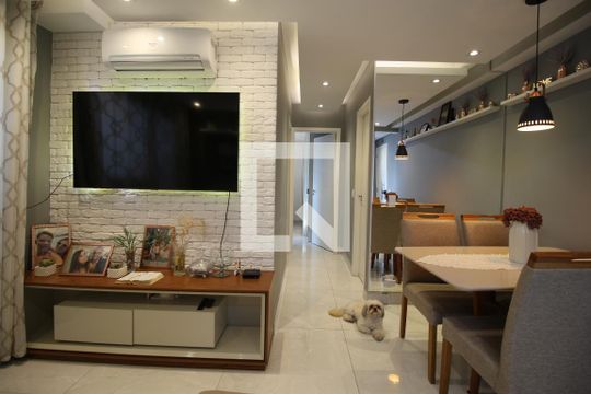 Sala de apartamento à venda com 2 quartos, 54m² em Jardim Independência, São Paulo