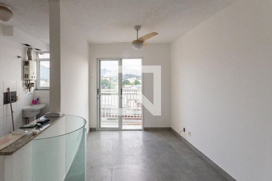 Sala de apartamento para alugar com 2 quartos, 49m² em São Cristóvão, Rio de Janeiro